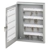 LOCKING KEY CABINET, 100-KEY, STEEL, GRAY, 16 1/2 X 3 X 22 1/2