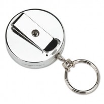 PULL KEY REEL WEARABLE KEY ORGANIZER, STAINLESS STEEL