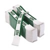 COLOR-CODED KRAFT CURRENCY STRAPS, DOLLAR BILL, $200, SELF-ADHESIVE, 1000/PACK