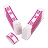 COLOR-CODED KRAFT CURRENCY STRAPS, DOLLAR BILL, $250, SELF-ADHESIVE, 1000/PACK