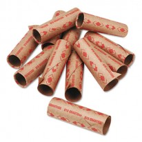 PREFORMED TUBULAR COIN WRAPPERS, QUARTERS, $10, 1000 WRAPPERS/CARTON