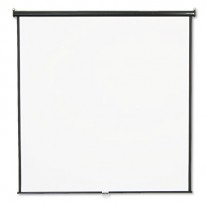 WALL OR CEILING PROJECTION SCREEN, 84 X 84, WHITE MATTE, BLACK MATTE CASING