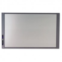 INVIEW CUSTOM WHITEBOARD, 37 X 23, GRAPHITE FRAME