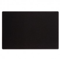 OVAL OFFICE FABRIC BULLETIN BOARD, 36 X 24, BLACK