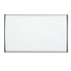 MAGNETIC DRY ERASE BOARD, PAINTED STEEL, 11 X 14, WHITE/ALUMINUM FRAME