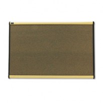 PRESTIGE BULLETIN BOARD, GRAPHITE-BLEND CORK, 36 X 24, MAPLE FRAME