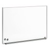 MAGNETIC DRY ERASE BOARD, PAINTED STEEL, 34 X 23, WHITE, ALUMINUM FRAME