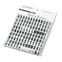 MAGNETIC CHARACTERS, MAGNETIC, BLACK, 3/4
