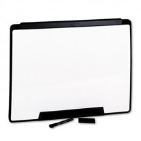 MOTION PORTABLE DRY ERASE BOARD, 24 X 18, WHITE, BLACK FRAME