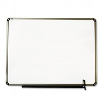 TOTAL DRY ERASE BOARD, 48 X 36, WHITE, EURO-STYLE ALUMINUM FRAME