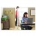 PREMIUM WORKSTATION PRIVACY SCREEN, 38W X 65H, TRANSLUCENT CLEAR