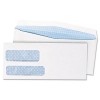 DOUBLE WINDOW SECURITY TINTED ENVELOPE, GUMMED FLAP, #10, WHITE, 500/BOX