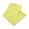 COLORED PAPER STRING & BUTTON INTEROFFICE ENVELOPE, 10 X 13, YELLOW, 100/BOX