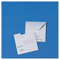 REDI-FILE DISK POCKET MAILER, 6 X 5-7/8, RECYCLED, WHITE, 10/PACK