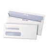 REVEAL-N-SEAL DOUBLE WINDOW CHECK ENVELOPE, SELF-ADHESIVE, WHITE, 500/BOX