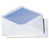 WHITE WOVE SECURITY BUSINESS ENVELOPE CONVENIENCE PACKS, V-FLAP, #10, 40/BOX