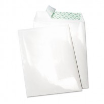 TECH-NO-TEAR CATALOG ENVELOPE, POLY COATING, SIDE SEAM, 10 X 13, WHITE, 100/BOX